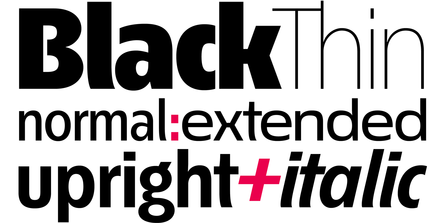 Пример шрифта EconoSans Pro Black Italic